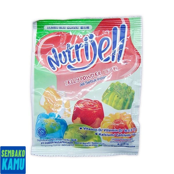 

Nutrijell Rasa Guava 15 gr