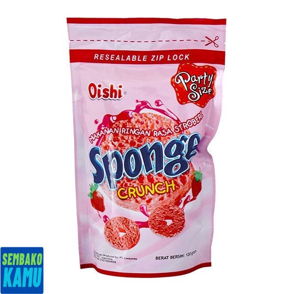 

Oishi Sponge Crunch Strawberry 100 gr