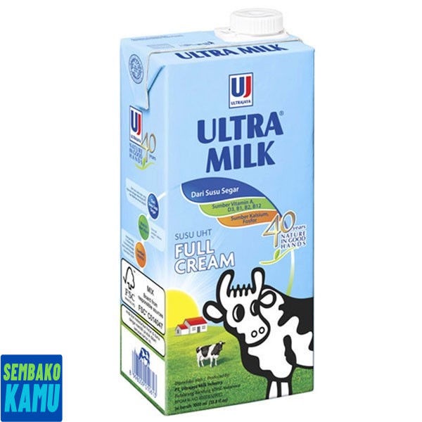 

Ultra Uht Milk Plain 1000 ml - Susu