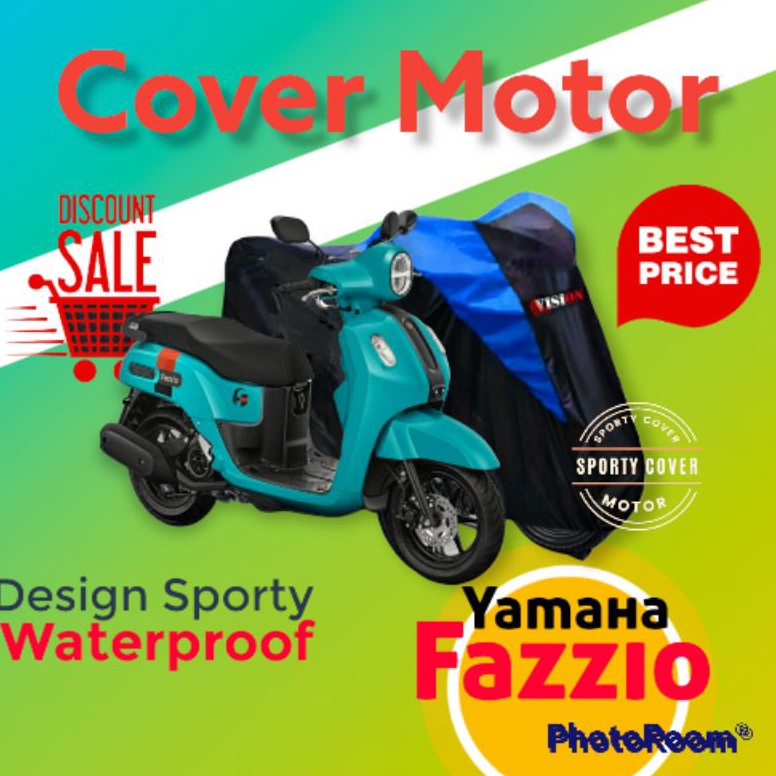 SALE Cover motor Fazzio Sarung Motor Yamaha Fazzio Tutup Motor Fazzio
