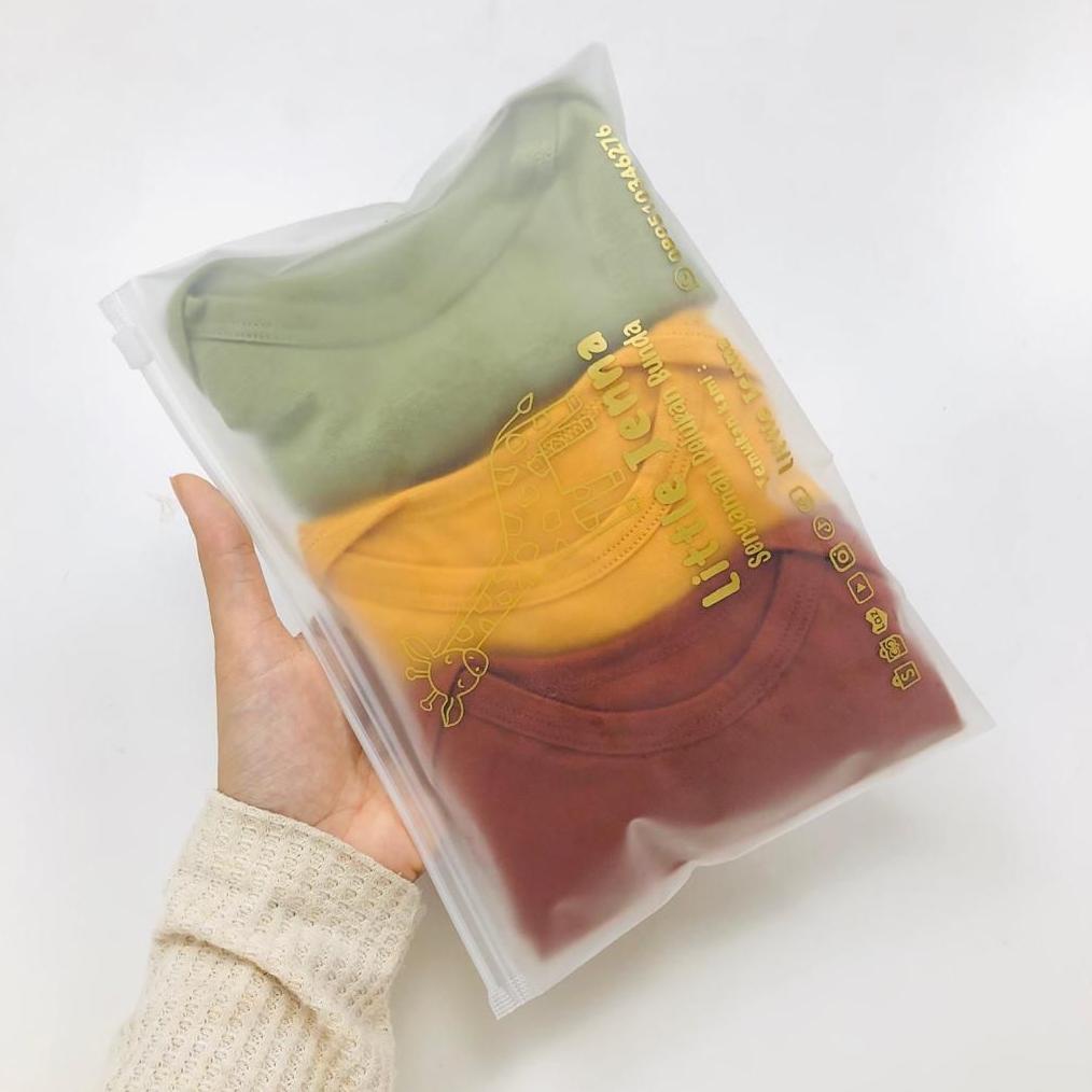 Diskon Little Jenna - Jumper Baju Bodysuit Romper Bayi Polos 3In1 (1 Set Isi 3 Pcs) Earthtone Series
