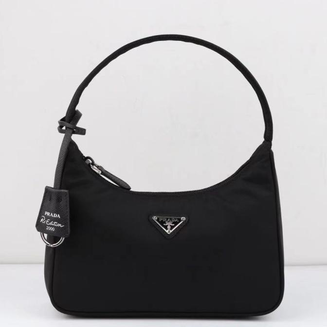 Prada Nylon Re Edition 2000 Mini Bag In Black - Original 100%
