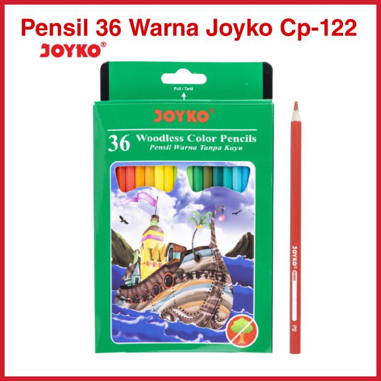 

Ready stock PENSIL 36 WARNA JOYKO CP-122 WRL