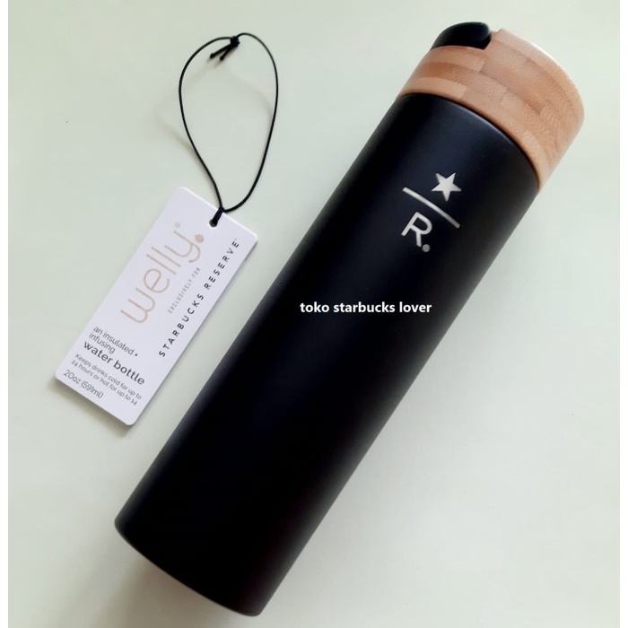 Starbucks Tumbler Water Bottle Stainless Reserve Welly Venti Black