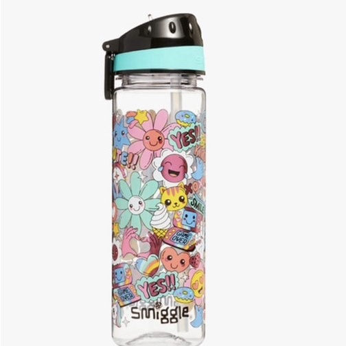 Smiggle Bottle Drink Bright Botol Minum Unicorn Dino Pink Original