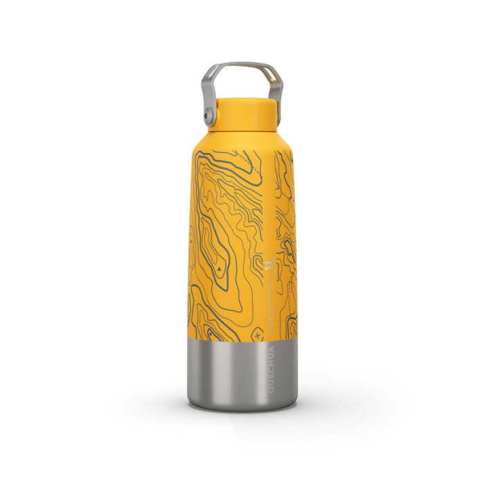 Botol Minum Stainless Steel Hiking Flask Screw Cap MH100 1L Yellow Ltd