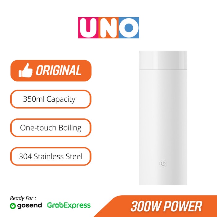 XIAOMI MIJIA PORTABLE ELECTRIC HEATING CUP - Thermos Air Botol Minum