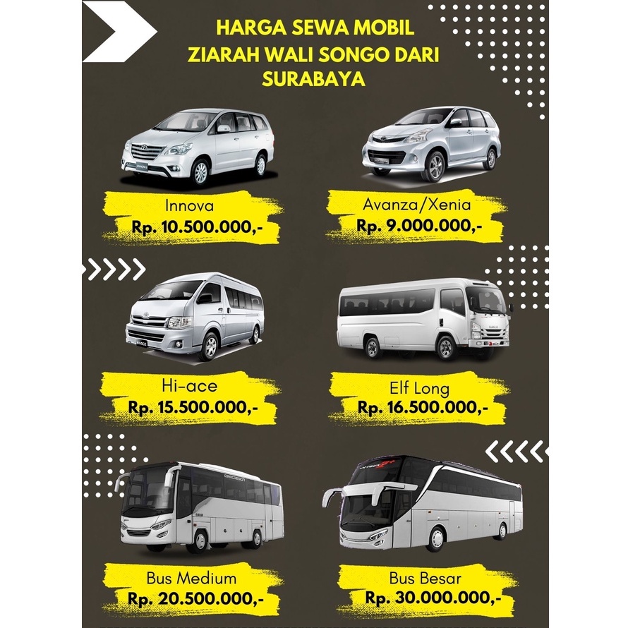 Sewa Mobil Ziarah Walisongo dari Surabaya