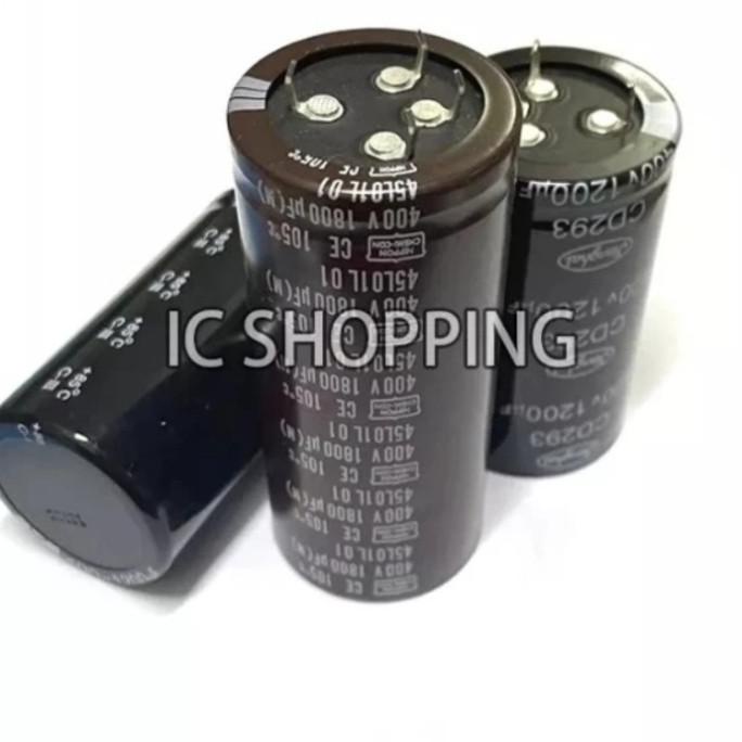 Capasitor Elko 1000Uf 450V/400V - Kapasitor Elko 450V 1000Uf Original