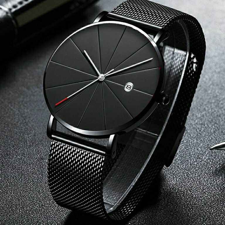 (㊠/❣XDW) Jam Tangan  Tipis  Rantai Pasir Anti air  Pria Original Asli Elegan Keren Simple Originalke