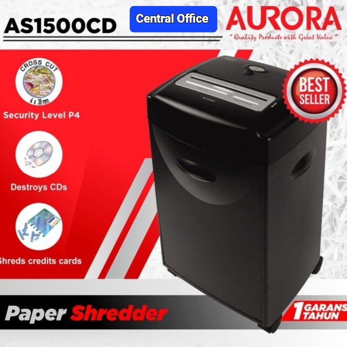 Katlen Paper Shredder Aurora As-1500 Cd