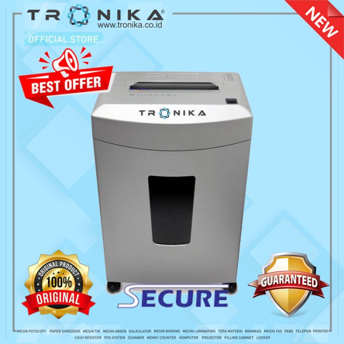 Katlen Secure Paper Shredder Maxi 34 Ccm