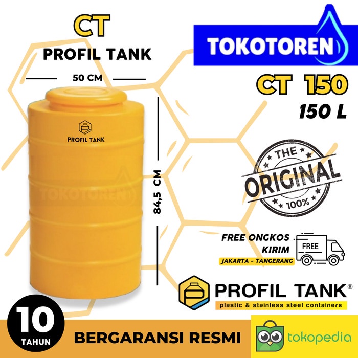 Bestseller Profil Tank Ct 150 Liter Tank Garansi Resmi