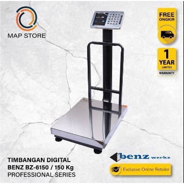 Timbangan Duduk Digital / Timbangan Paket Ekspedisi 150 kg BENZ 6150