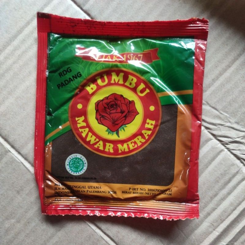 

Bumbu rendang padang merk mawar