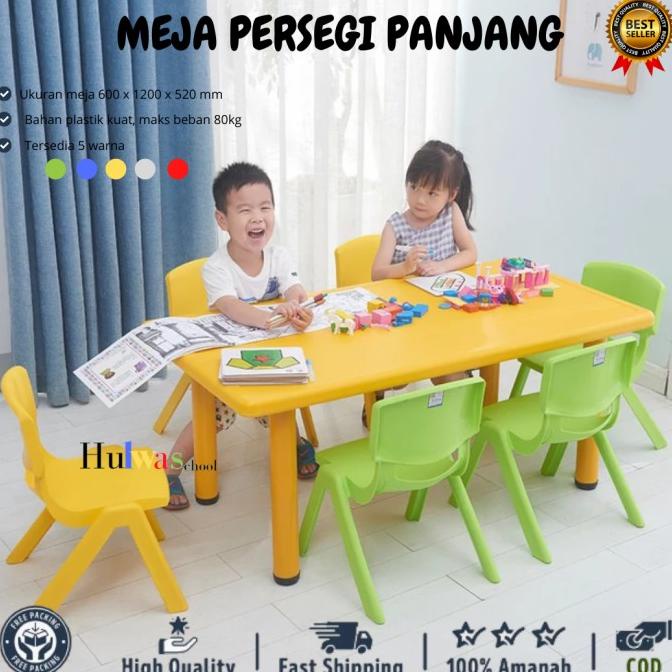 '+'+'+'+] Meja Anak TK | Meja Anak PAUD | Meja Anak Plastik Kuat | Meja Anak Pan