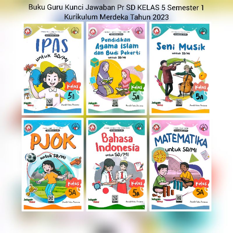 Buku Guru Kunci Jawaban Pr SD KELAS 5 Semester 1 Kurikulum Merdeka Intan pariwara