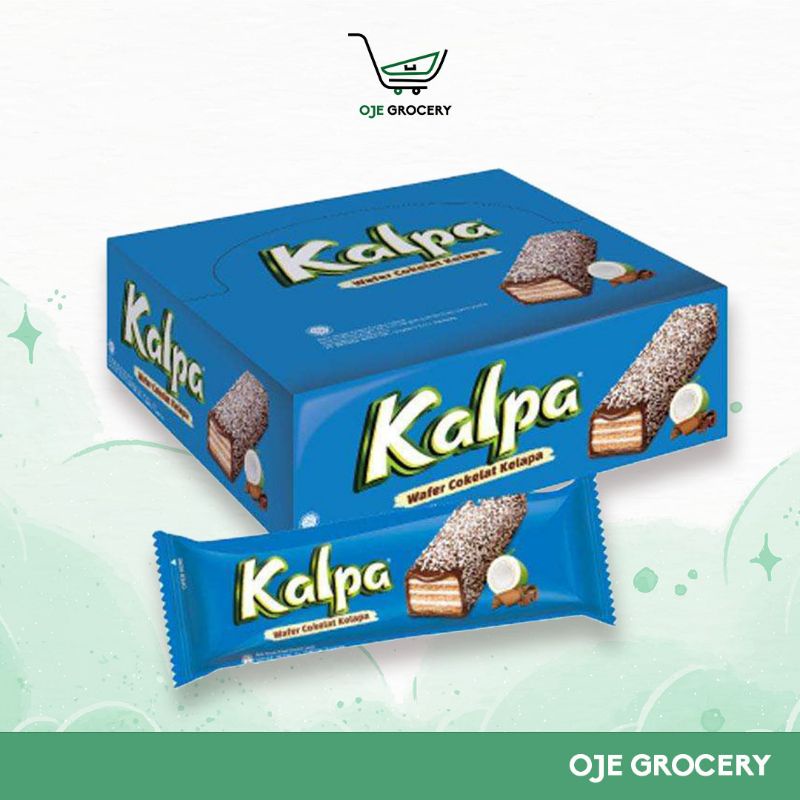 

KALPA - WAFER COKELAT 1 PACK (12PCS) - WAFER DENGAN KELAPA BERSALUT COKELAT