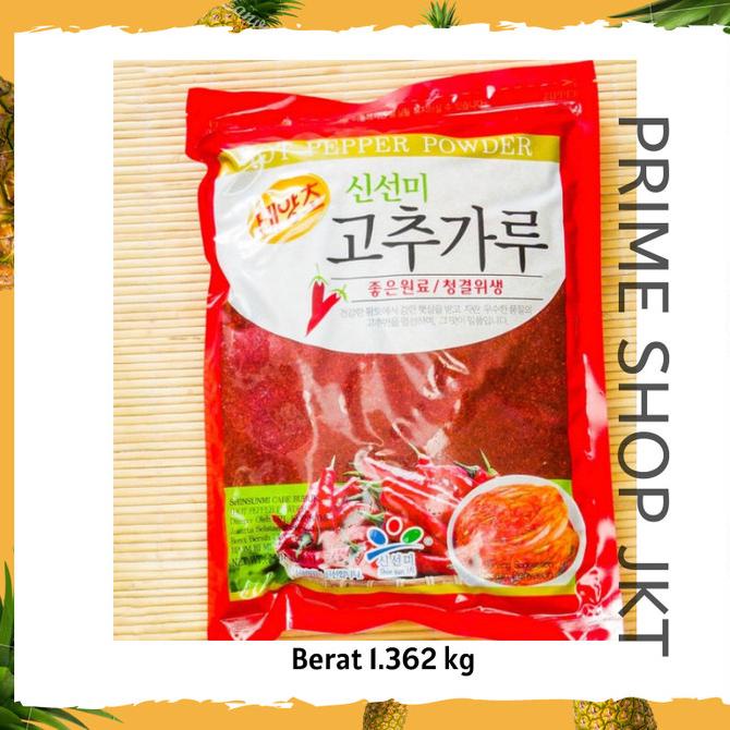 

Shinsumi Gochugaru Hot Pepper Powder (cabe bubuk kasar) 1.362 kg Korea