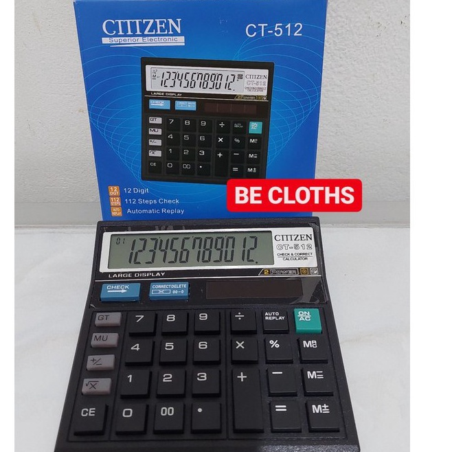 

✻Buruan Beli✿➬ CTTTZEN CT-512 Kalkulator seperti Citizen CT 512 Kalkulator Ctttzen CT512 B44