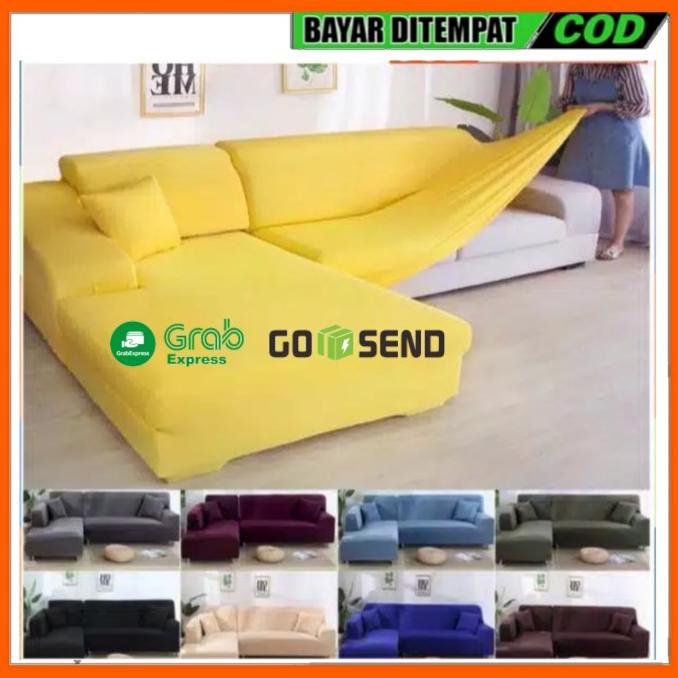 COVER SOFA L ELASTIS SIKU COVER SOFA L SHAPED SARUNG SOFA L ELASTIS