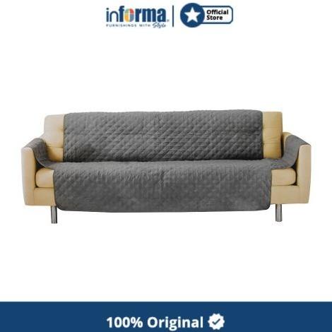 Informa - Informa Sarung Pelindung Sofa 2 Dudukan - Abu-Abu