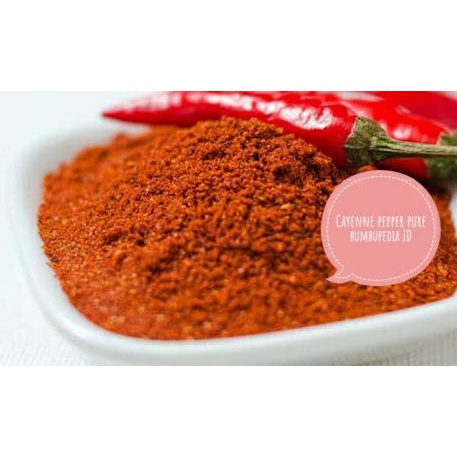 

Cayenne Pepper Powder/ Cabe Cayenne Bubuk Super HOT High Grade 1 kg