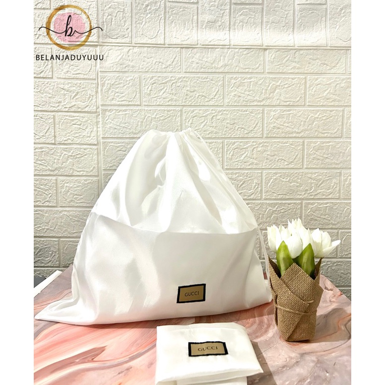 [㊛/♥KSP] Dustbag Gucci Satin Sarung Tas Pelindung Debu Db Branded Db Penggantimuurah