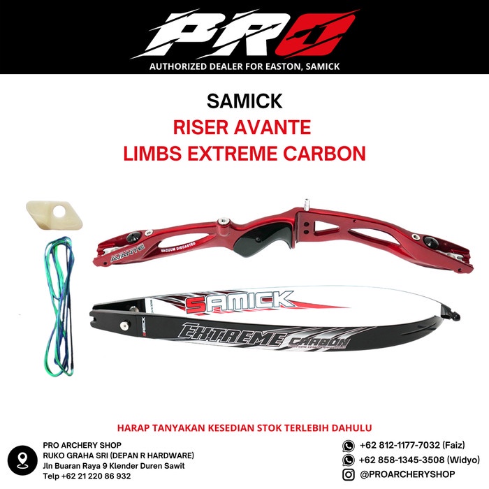 Bestseller Busur Samick Riser Avante Limbs Extreme Carbon Bow Ilf /Bowset Panahan