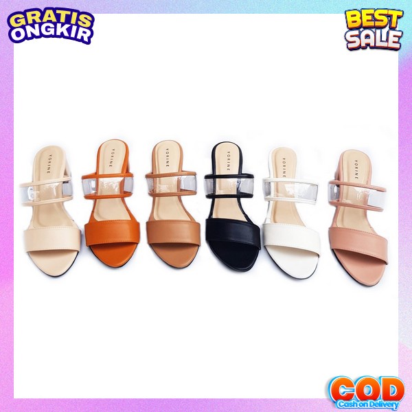 Sepatu High Heel Wanita Heels Branded Import Batam Terlaris Yq9 Df691 Ks10 Hijau/ Kerja Wanita//Pu S