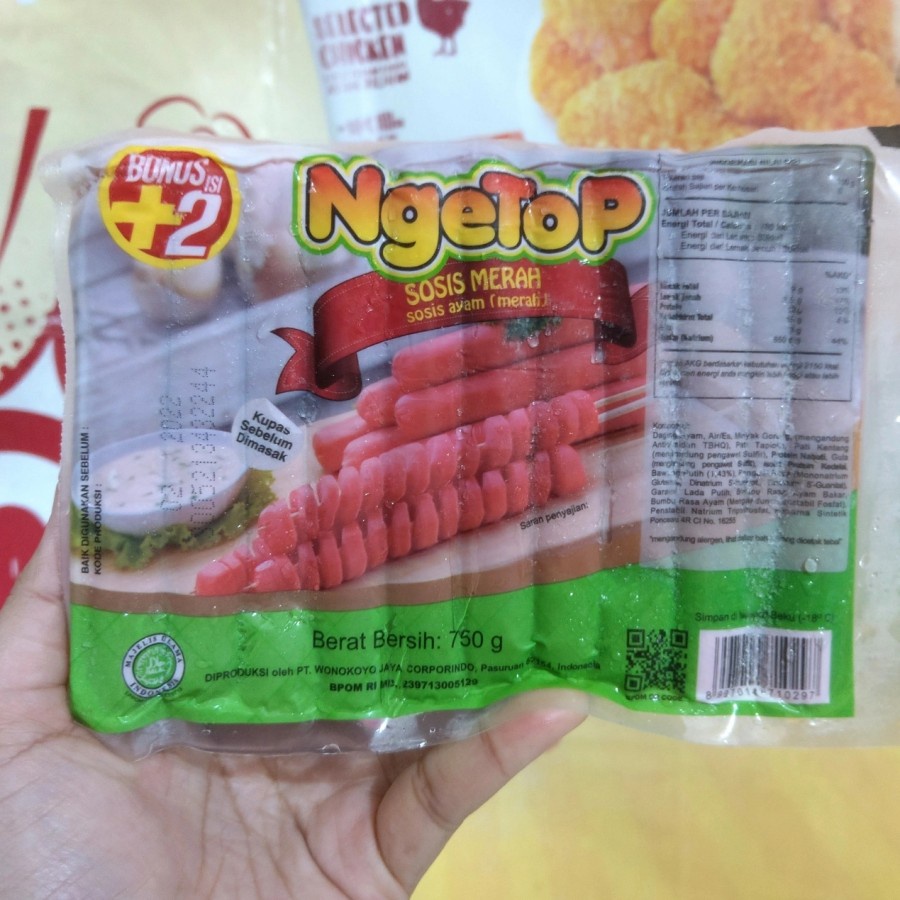 

Ngetop Sosis Ayam Merah 750gr