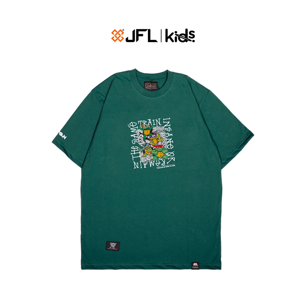 JFL KIDS TMNT Toddler Squad Tee Sycamore Kaos Anak Hijau Botol