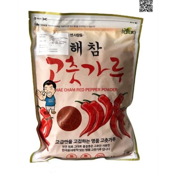 

Gochugaru Qingdao for Kimchi Red Pepper Powder-Bubuk Cabe Kasar- 1 Kg