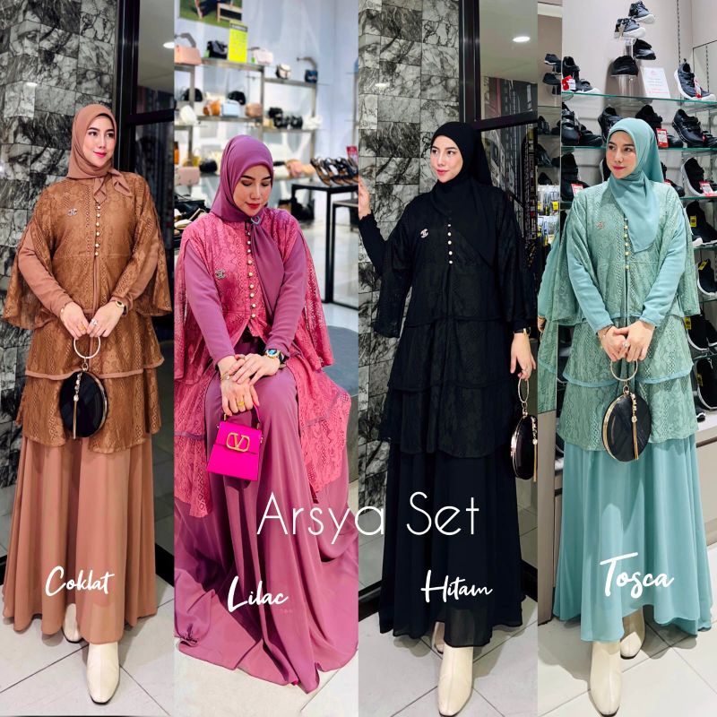 GAMIS WANITA ARSYA SET 3IN1