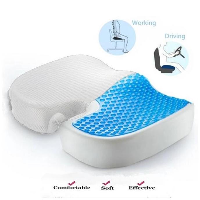 Bantal Duduk Memory Foam Ortopedi - Bantal Alas Kursi Mobil