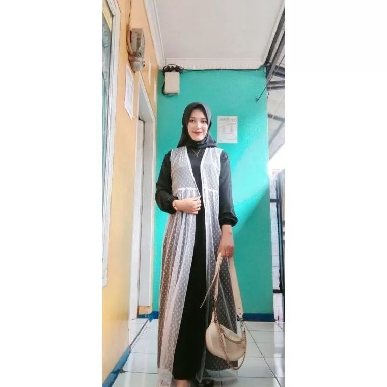 71 LONG OUTER TILE DOT | OUTER LACE | CARDIGAN | OUTER TILE flki0