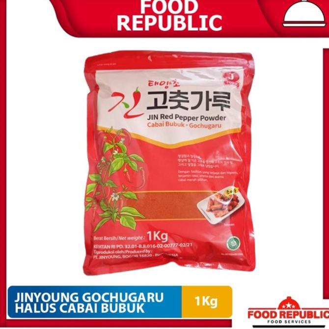 

Jinyoung Gochugaru Halus 1 Kg Cabai Bubuk Red Pepper Powder Cabe Korea