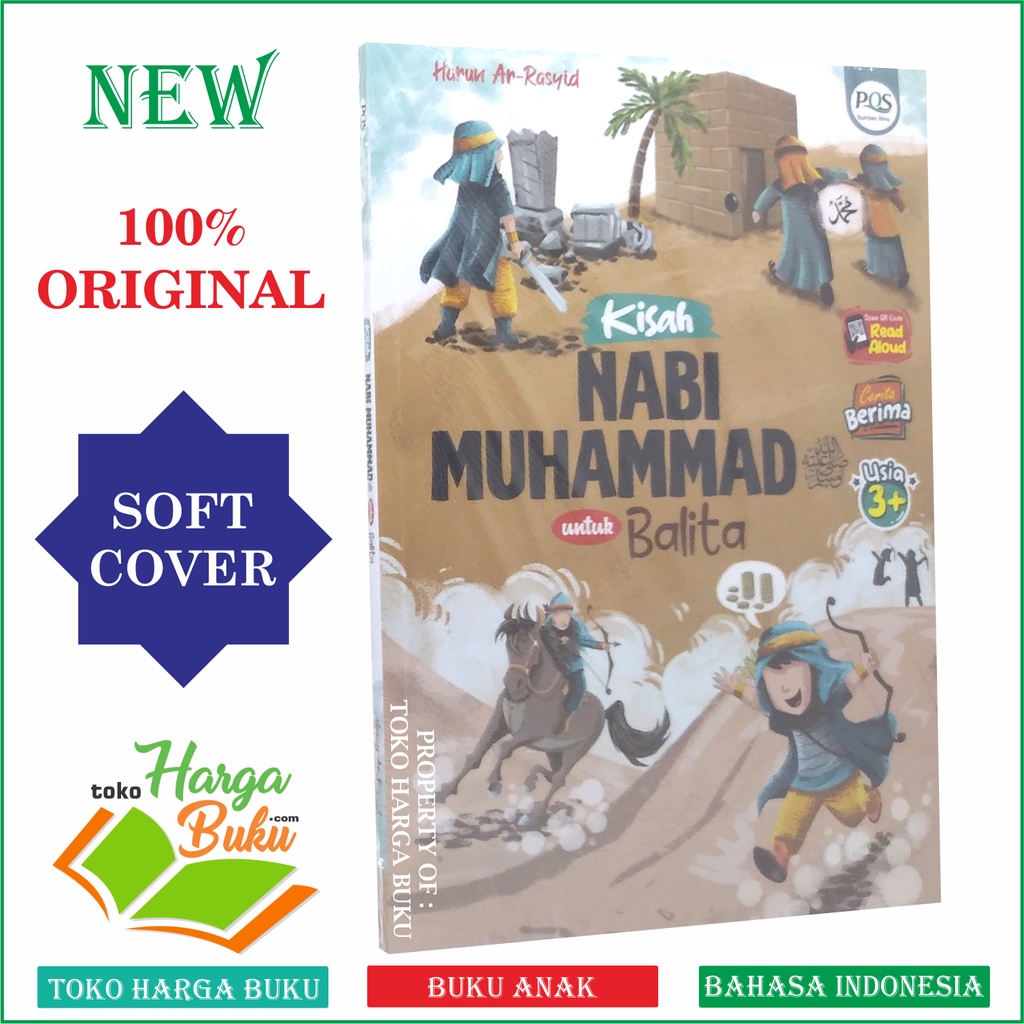 Foto Kisah Nabi Muhammad Untuk Balita Usia 3 Tahun Ke Atas FULL COLOR Sirah Nabawiyah Penerbit Pustaka Quran Sunnah