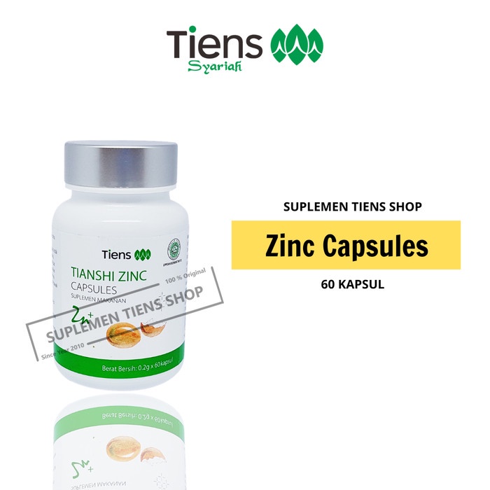 ZINC TIENS PENUMBUH RAMBUT, TIENS ZINC SUPPLEMENT, SUSU TIENS ZINC