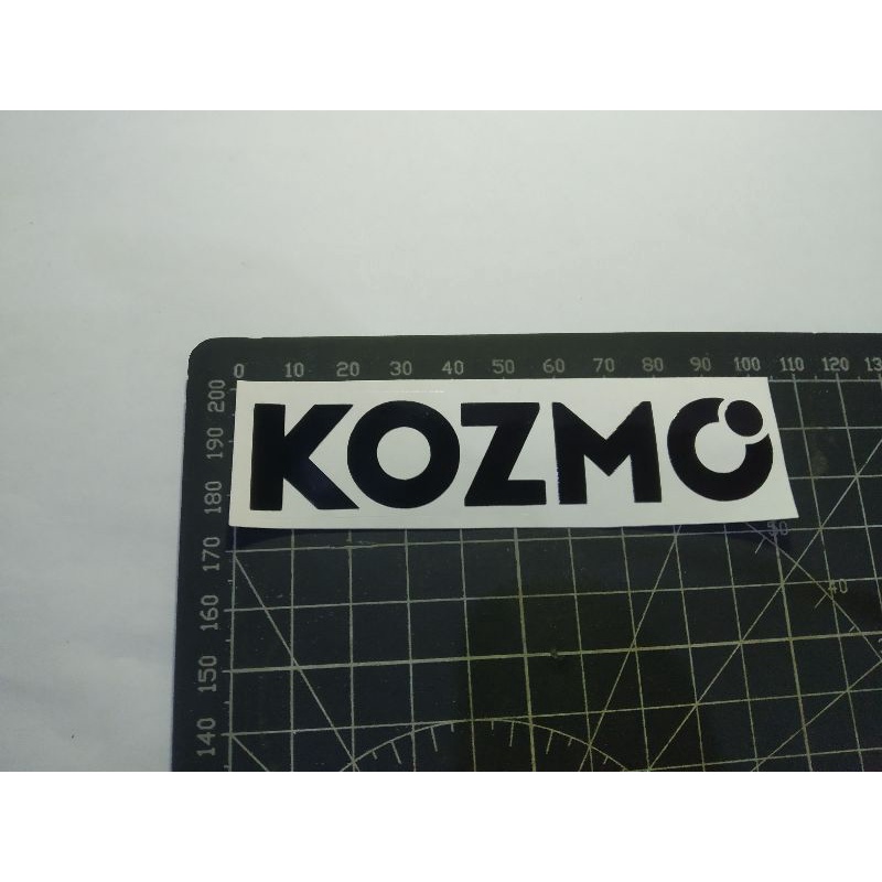 

cutting stiker kozmo