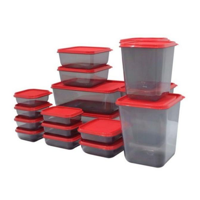 WADAH PLASTIK 17 PCS TOPLES BUAH TOPLES SAYURAN BOX PLASTIK BOX BUAH