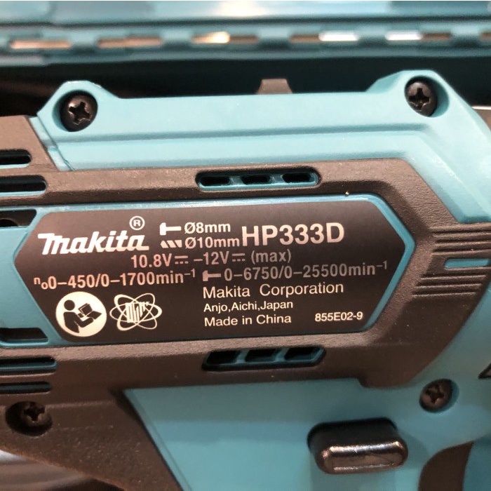 Mesin bor baterai makita hp333dwye
