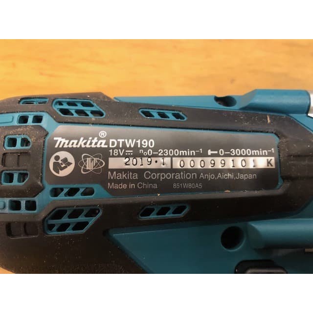 mesin impact wrench makita DTW 190/ makita DTW 190