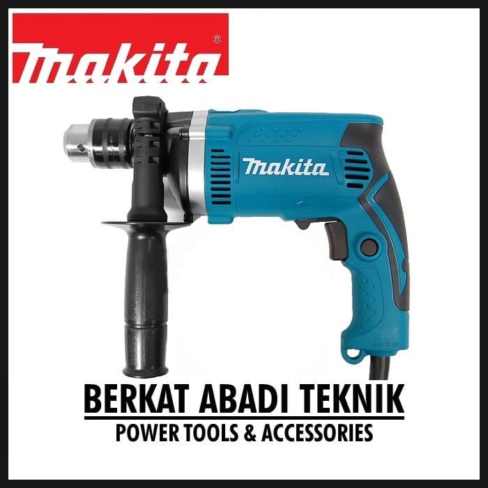 MAKITA HP 1630 Bor Listrik 13mm Tangan Impact Tembok Bolak Balik Mesin