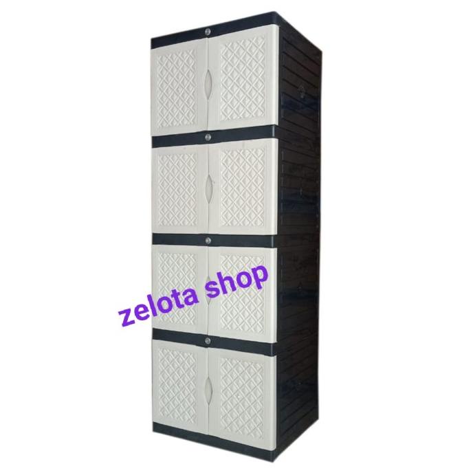 ------] lemari plastik aquose mini susun 4