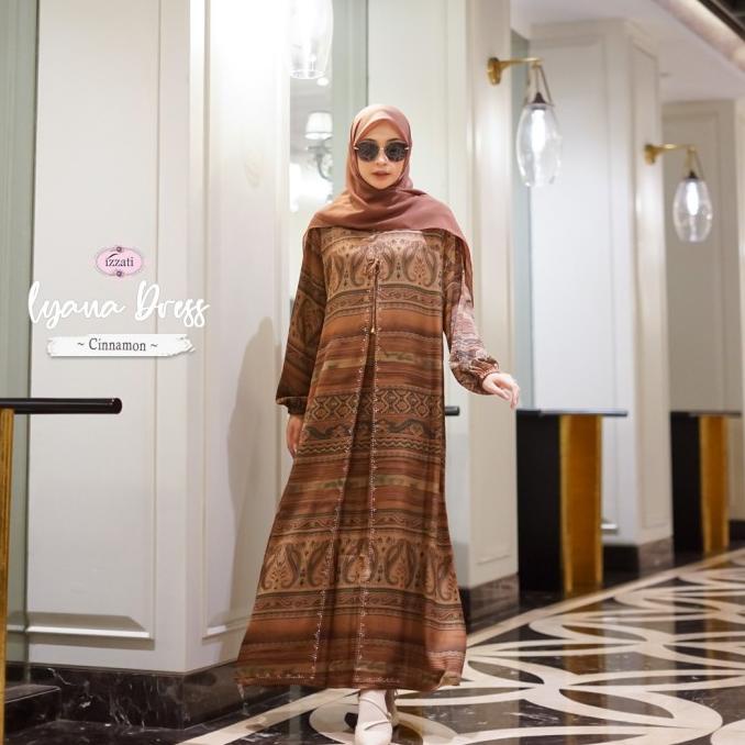 LYANA DRESS SILK DAMASK BEST SELLER