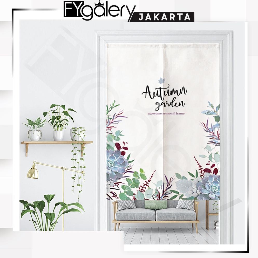 PROMO FYGALERYJAKARTA Tirai Kain Noren Tirai Jepang Gorden Jepang Tirai Pintu Pembatas Ruangan Inter