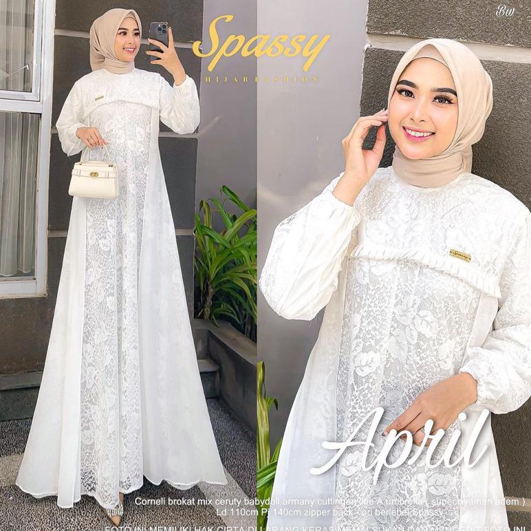 Termurah April Dress (Label Madani) Promo Qdm498