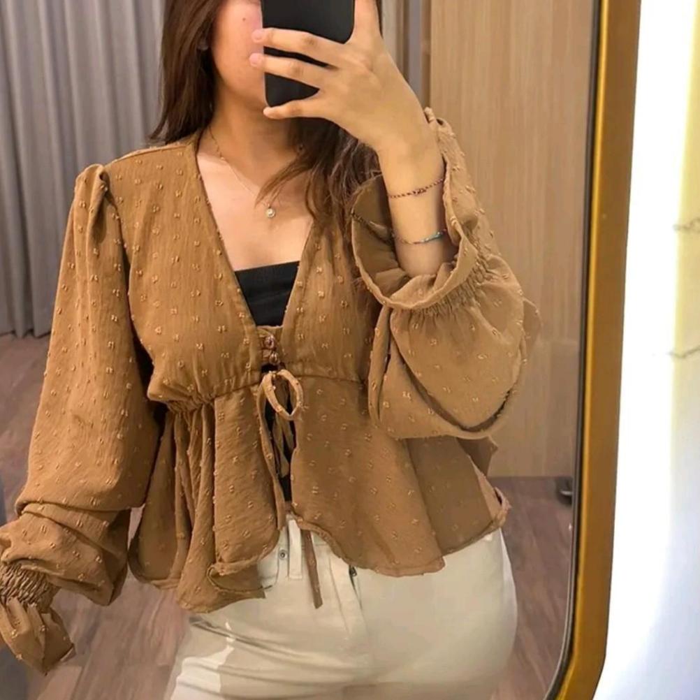 Termurah Kayla Blouse Uragiri Premium | Zura Blouse Top Uragigiri Airflow | Blouse Wanita Wrap Top R