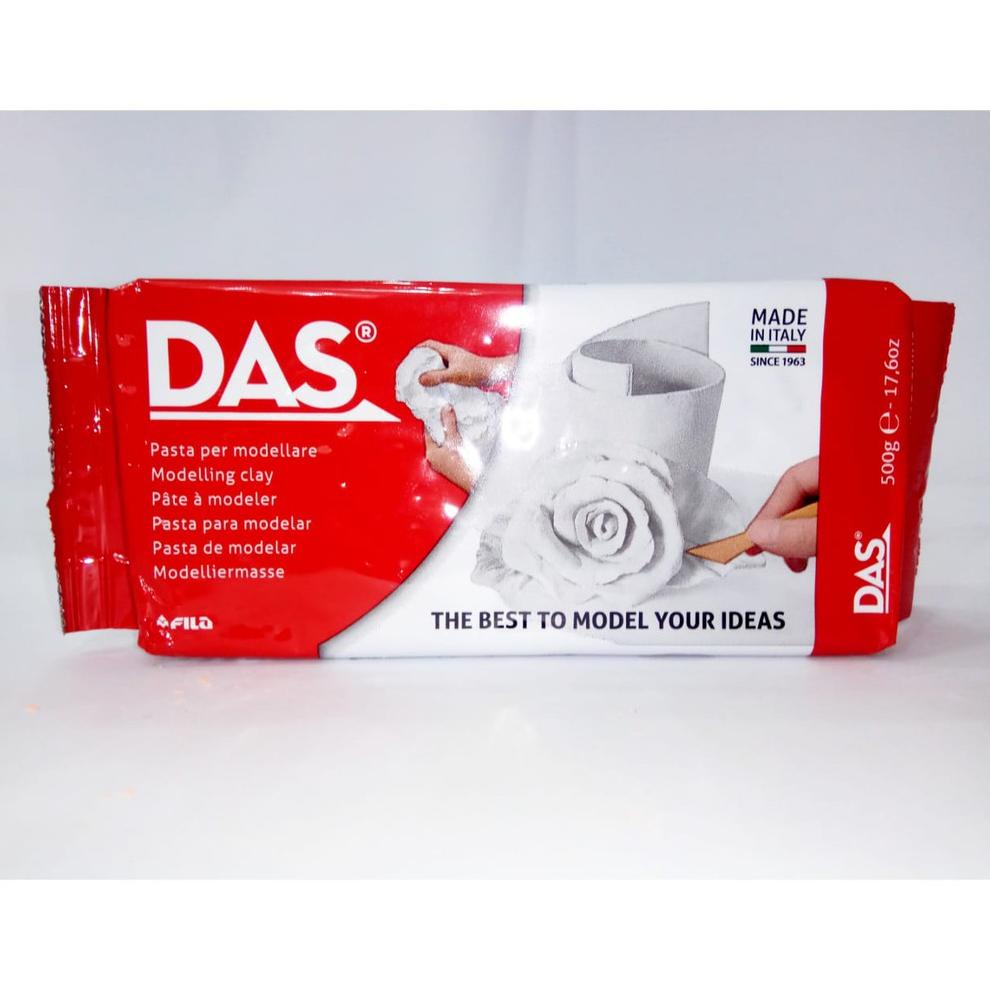 

Terlaris Das Modelling Clay / Tanah Liat 1/2 Kg White / Brown